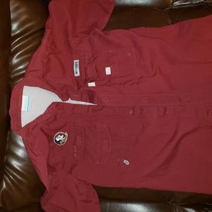 Columbia FSU fishing button up